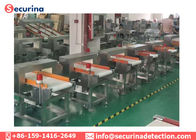 Auto Industrial Metal Detector Conveyor Sound / Light Alarm Food Processing Inspection