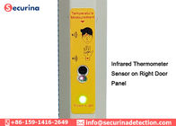 Forehead Thermometer Walk Through Metal Detector Gate 1.5m Height Temperature Sensor
